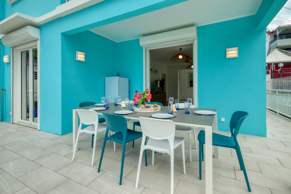 location villa 8 personnes le Diamant Martinique terrasse 2